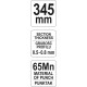 Profilegyesítő fogó (gipszkartonozáshoz) 345 mm d= 0,5-0,8 mm YATO