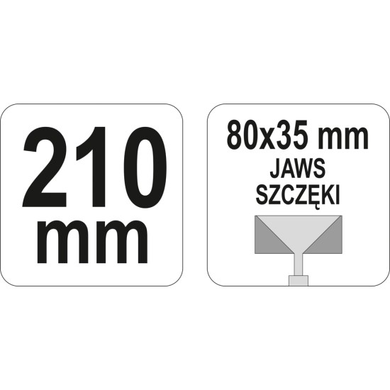 Profilfogó áttételes 45° YATO
