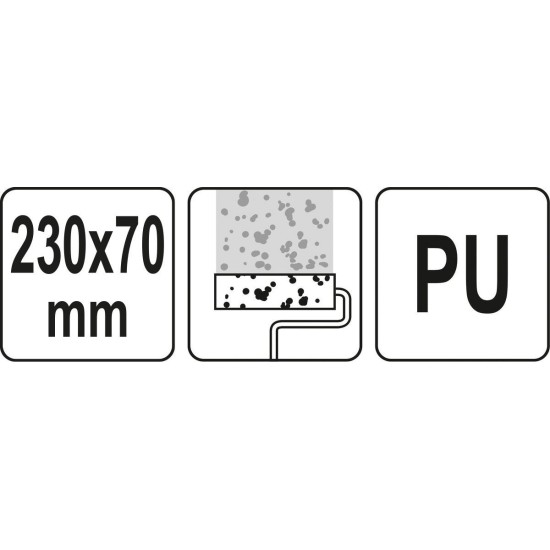 Mintás festőhenger 230 x 70 mm YATO