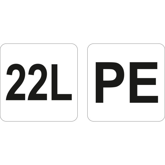 Burkoló vödör készlet 3 részes 22 L YATO