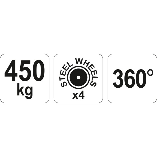 Motorszerelő állvány 450 kg görgős YATO