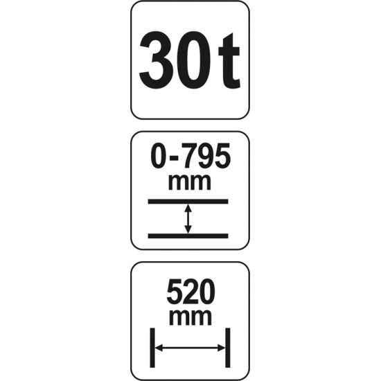 Hidraulikus prés 30T YATO Hidraulikus prés 30T YATO