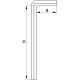 Imbuszkulcs készlet 12 részes 1/16"-3/8" CrV YATO