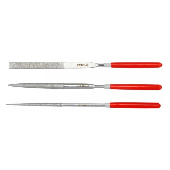 Tűreszelő készlet 3 részes 3,0 x 140 mm YATO