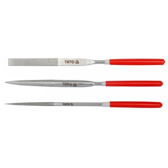 Tűreszelő készlet 3 részes 4,0 x 160 mm YATO