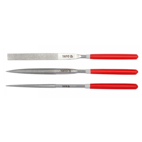 Tűreszelő készlet 3 részes 5,0 x 180 mm YATO