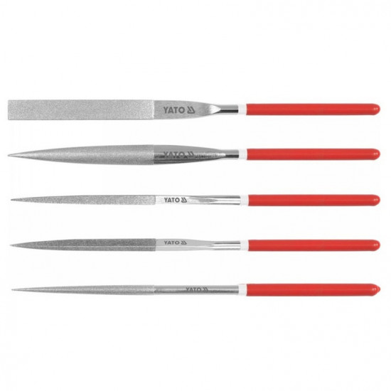 Tűreszelő készlet 5 részes 5,0 x 180 mm YATO