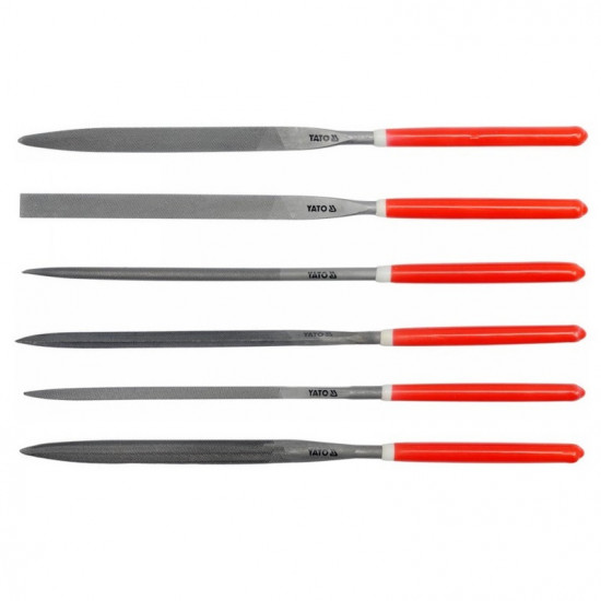Tűreszelő készlet 6 részes 4,0 x 160 mm YATO