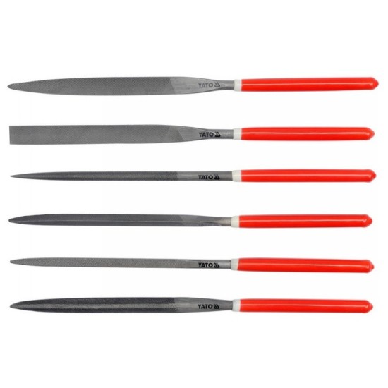 Tűreszelő készlet 6 részes 5,0 x 180 mm YATO