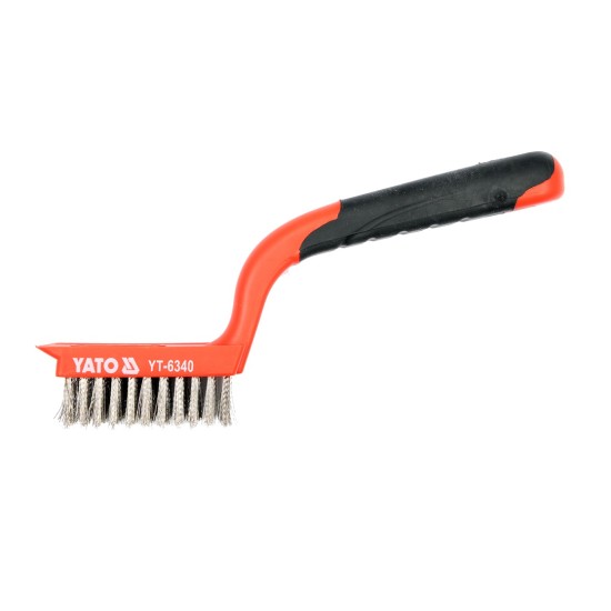 Drótkefe 180 mm 5 soros inox YATO