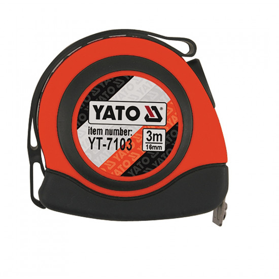 Mérőszalag 5 m x 19 mm, mágneses, nylon bevonatú YATO