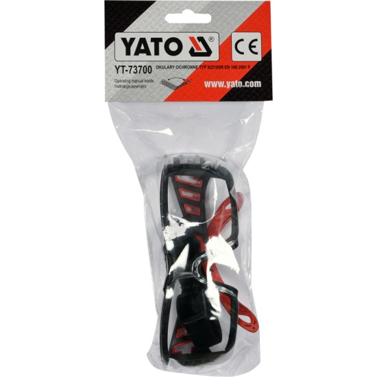 Védőszemüveg 82218SR víztiszta EN 166:2001 F YATO