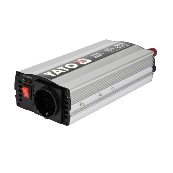 Feszültségátalakító inverter 12V-230V 800W YATO