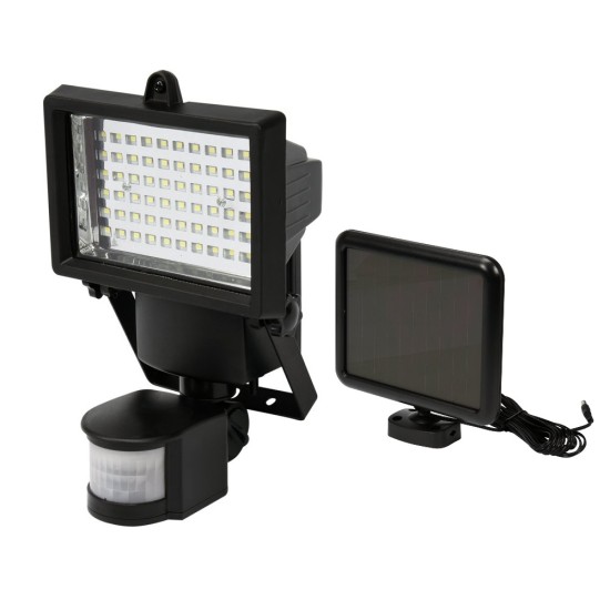 Napelemes LED lámpa mozgásérzékelős 4W YATO