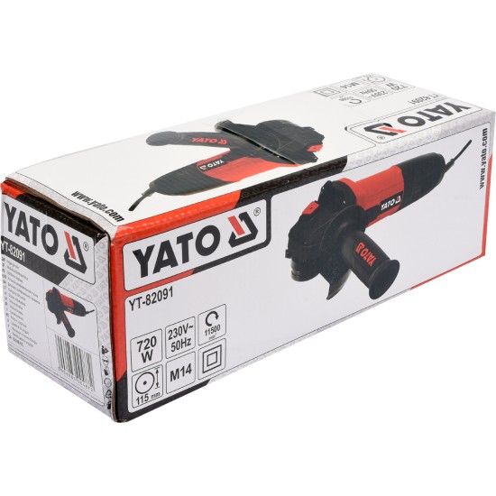 YATO Sarokcsiszoló 115 mm 720 W
