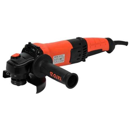 Elektromos sarokcsiszoló fordulatszám szabályzós 125 mm 1400 W YATO