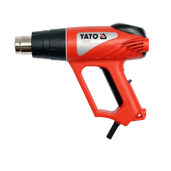 Elektromos hőlégfúvó + tartozékok 550 °C 2000 W YATO