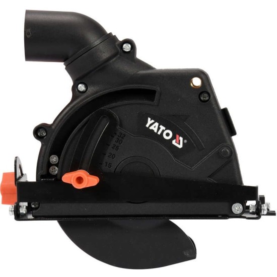 YATO sarokcsiszoló porelszívó adapter fa vágáshoz 125 mm