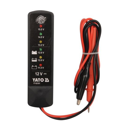 YATO Akkuteszter 12V CCA 150-1400 Ah