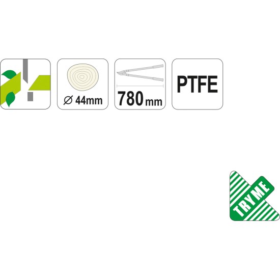 YATO Ágvágó olló 780mm áttételes