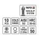 YATO Bithegy PH1 1/4" 50 mm (10 db/cs)
