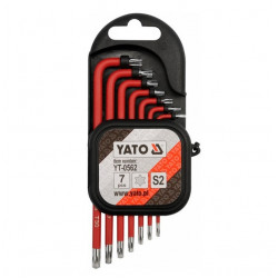 YATO Torx kulcs készlet 7 részes T9-T30 S2