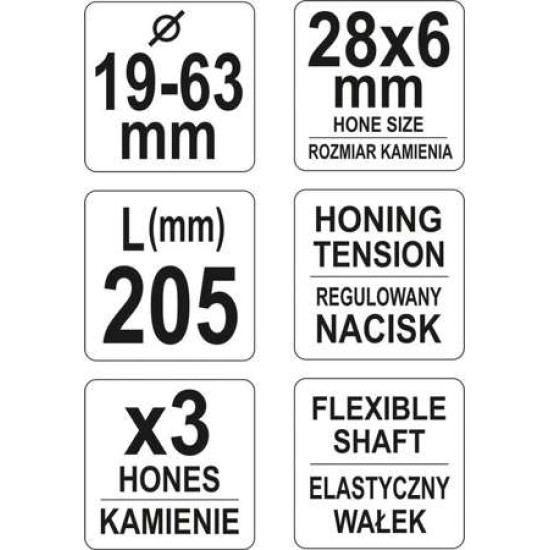 YATO Henger hónoló 19-63 mm