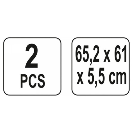 YATO Kiegészítő perforált hátfal szerszámkocsihoz 65,2 x 61 x 5,5 cm YATO Kiegészítő perforált hátfal szerszámkocsihoz 65,2 x 61 x 5,5 cm