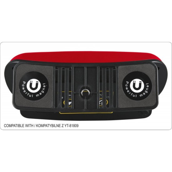 YATO 3in1 Akkus LED fényvető hangszóróval 2000 lumen USB