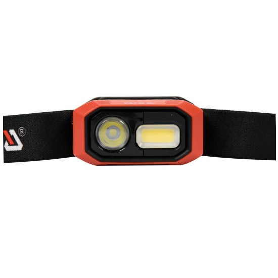 YATO Akkus LED fejlámpa 480 lumen mozgásérzékelős