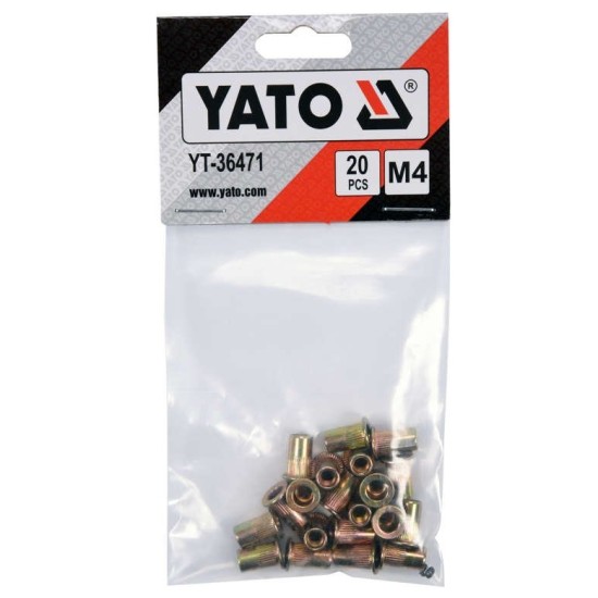 YATO Acél szegecsanya M4 (20 db/cs)