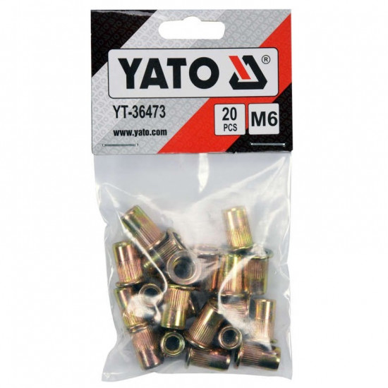 YATO Acél szegecsanya M6 (20 db/cs)