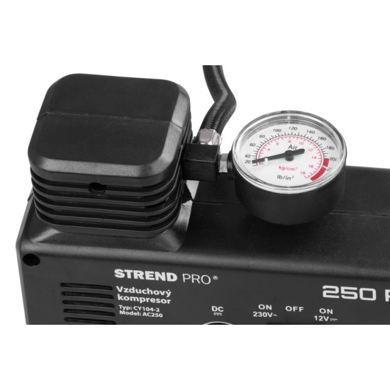 Aircom kompresszor AC250, 250 psi, 230 V/12 V