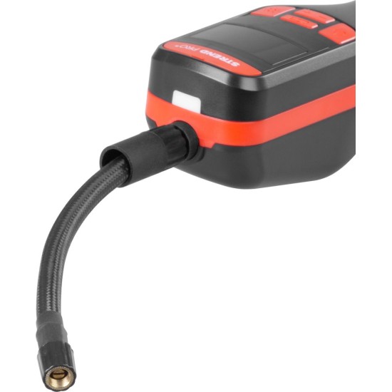 Akkumulátoros kézi lég kompresszor Strend Pro K25, 150 psi, 10 bar, LED