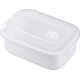 Edény MagicHome Lunchbox szett MB41, 3 db-os szett, 700/1300/2100 ml, téglalap alakú, nyitható fedél