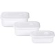 Edény MagicHome Lunchbox szett MB41, 3 db-os szett, 700/1300/2100 ml, téglalap alakú, nyitható fedél