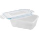 Edény MagicHome Lunchbox szett YH416, téglalap alakú, 3 db-os szett, 700 ml, 172x115x71 mm