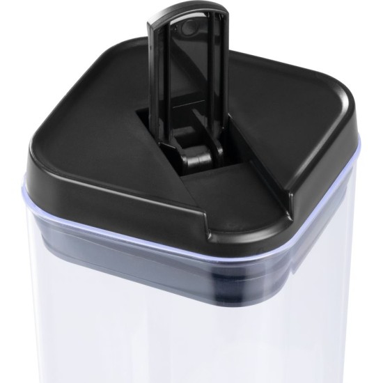 Edény MagicHome, szilikon tömítéssel, 1300 ml, 106x106x190 mm, egymásra rakható