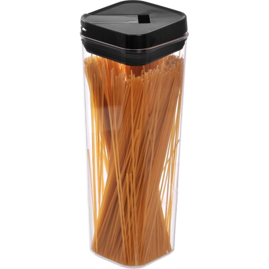 Edény MagicHome, szilikon tömítéssel, 2100 ml, 106x106x300 mm, egymásra rakható