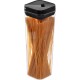 Edény MagicHome, szilikon tömítéssel, 2100 ml, 106x106x300 mm, egymásra rakható