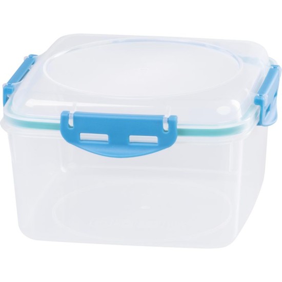Ételhordók MagicHome, négyzet, Clip, 3db-os készlet, 1,2 lit., 17x17x12,6 cm