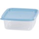 Ételhordók MagicHome, négyzet, Clip, 4db-os készlet, 0,6 lit., 14,3x14,3x5,8 cm