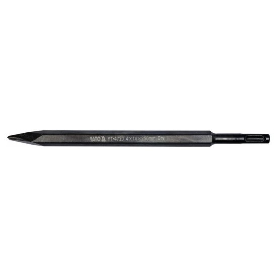 Hegyes vésőszár 250 mm SDS-Plus YATO