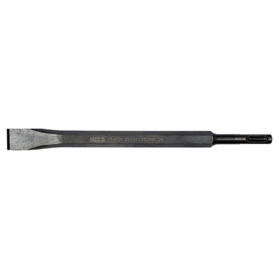 Lapos vésőszár 20 x 250 mm SDS-Plus YATO