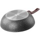 Serpenyő Wok MagicHome Black Marble Line, 28 cm