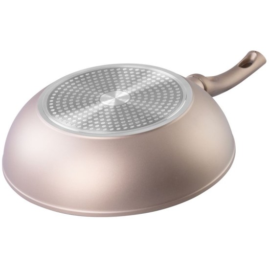 Serpenyő Wok MagicHome Coffee Brown Line, 28 cm