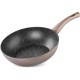 Serpenyő Wok MagicHome Coffee Brown Line, 28 cm
