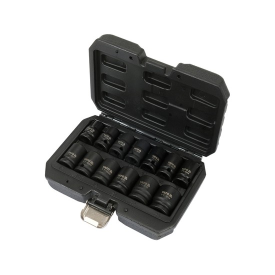 YATO Gépi dugókulcs készlet 13 részes 1/2" 10-24 mm CrMo YATO Gépi dugókulcs készlet 13 részes 1/2" 10-24 mm CrMo