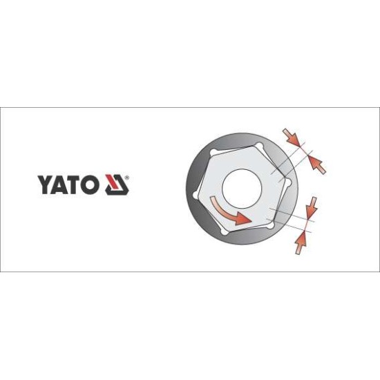 YATO Hosszú dugókulcs 3/8" 8 mm YATO Hosszú dugókulcs 3/8" 8 mm