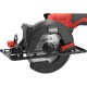 YATO Körfűrész 140 mm szénkefe nélküli 18 V (akku és töltő nélkül)